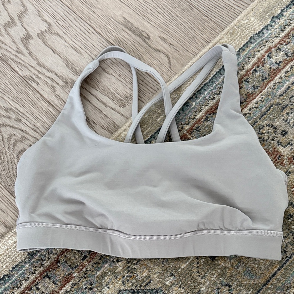 Lululemon gray sports bra